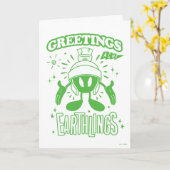 Carte Tasty Retro MARVIN LE MARTIAN™ (Fleur jaune)