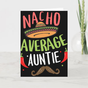 Carte Tatie moyenne nacho barbe mexicaine Cinco De May