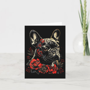Carte Tatouage Art Français Bulldog Japonais Français Bu