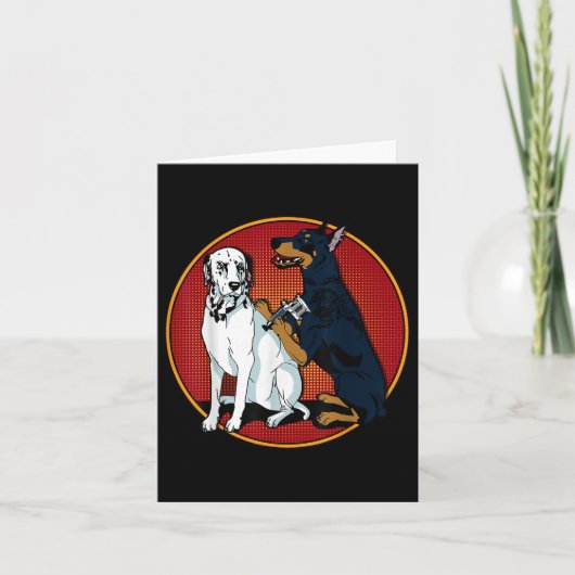 Carte Tatouage Dalmatian Dog (Devant)