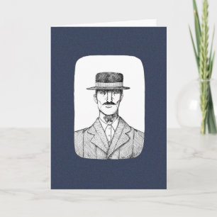 Carte Tatouage de gorge d'homme effrayant avec art gothi