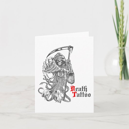 Carte Tatouage de la mort