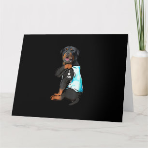 Carte Tatouage de maman d'amour de Rottweiler