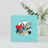 Carte Tatouage de maman génial et fête des mères arlequi (Debout devant)