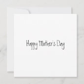 Carte Tatouage de maman génial et Saint-Valentin de la f (Dos)