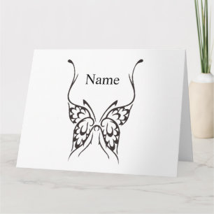Carte Tatouage de papillon stylisé Thunder_Cove 