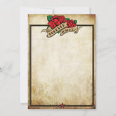 Carte Tatouage Rose Style urbain (Dos)