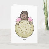 Carte Taupe avec Lune (Dos)