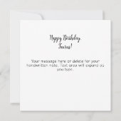 Carte Taurus Bull Zodiac Astrology Celestial Birthday (Dos)