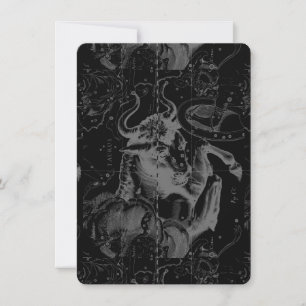 Carte Taurus Constellation Hevelius 1690 Décor