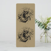 Carte Taurus Constellation Hevelius 1690 Engraving (Debout devant)