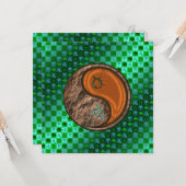 Carte Taurus et chien des bois (Devant/Arrière en situation)