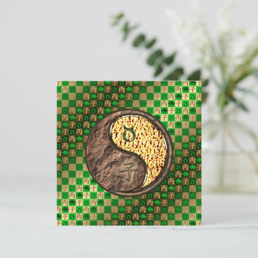 Carte Taurus et rat de feu (Debout devant)