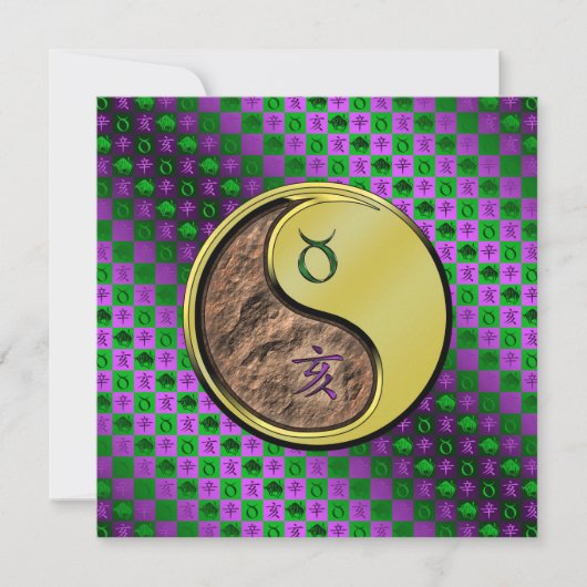 Carte Taurus & Metal Boar (Devant)