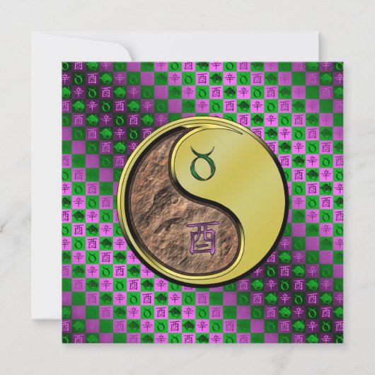 Carte Taurus & Metal Rooster (Devant)