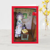 Carte Taverne Little Owl avec Goody Good Grey (Fleur jaune)