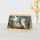 Carte Tawny Nest (Fleur jaune)