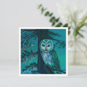 Carte Tawny Owl - Mini impression (Debout devant)