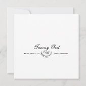Carte Tawny Owl - Mini impression (Dos)
