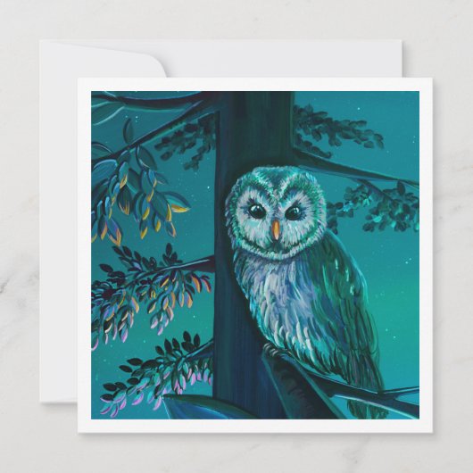 Carte Tawny Owl - Mini impression (Devant)
