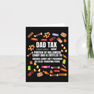 Carte Taxe Ou Traiter Un Bonbon Drôle Halloween Sarcasti