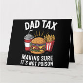 Carte Taxe Papa S'assurant que ce n'est pas du poison Fê (Devant)