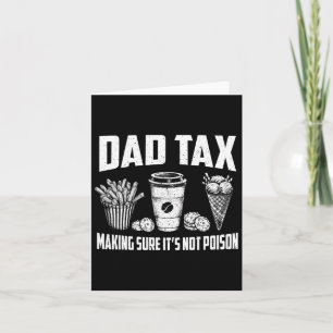 Carte Taxe Papa S'assurer que ce n'est pas du poison Bla