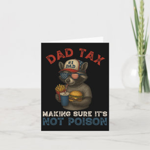 Carte Taxe Papa S'assurer que ce n'est pas du poison Drô