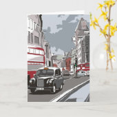 Carte Taxi in London (Fleur jaune)