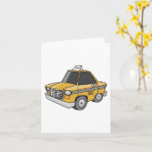 Carte Taxi jaune (Fleur jaune)