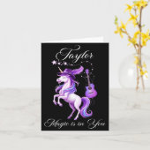 Carte Taylor Gift - Taylor Shirt (Fleur jaune)