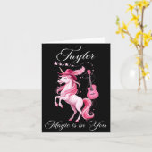 Carte Taylor Gift - Taylor Shirt (Fleur jaune)