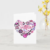 Carte Taylor Heart Prénom Fille d'anniversaire personnal (Fleur jaune)