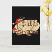 Carte Taz Im On The Nice List (Fleur jaune)