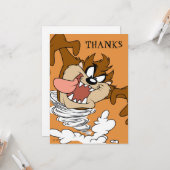 Carte TAZ™ Whirling Tornado (Devant/Arrière en situation)