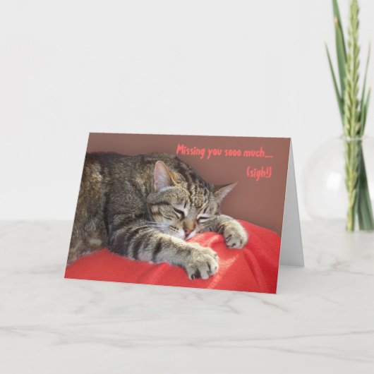Carte Te manque tellement (Devant)