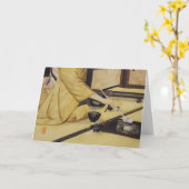 Carte Tea Ceremony Closeup (Fleur jaune)