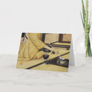 Carte Tea Ceremony Closeup