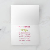 Carte Tea Party (Intérieur)