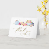 Carte Tea Party de jardin d'aquarelle (Fleur jaune)