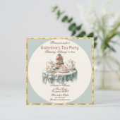 Carte Tea Party de la Saint-Galentin (Debout devant)