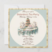 Carte Tea Party de la Saint-Galentin (Devant)
