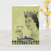 Carte Tea Queen, Fête des mères (Fleur jaune)