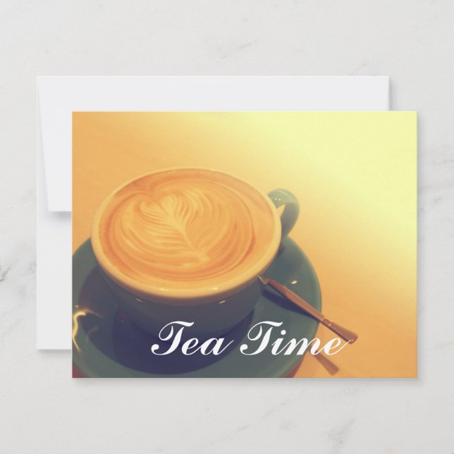Carte Tea time (Devant)