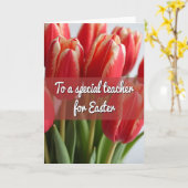 Carte Teacher Easter Flower Card (Fleur jaune)