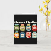 Carte Teaching Is My Jam Teacher Back To School Apprecia (Fleur jaune)