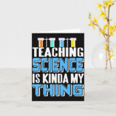 Carte Teaching Science Is Definitely My Favorite Thing  (Fleur jaune)