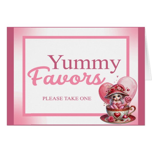 Carte Teacup Cuties_ Faveurs (Devant Horizontal)
