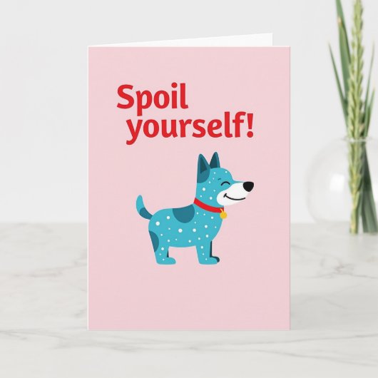 Carte Teal Dog Gâtez-Vous (Devant)