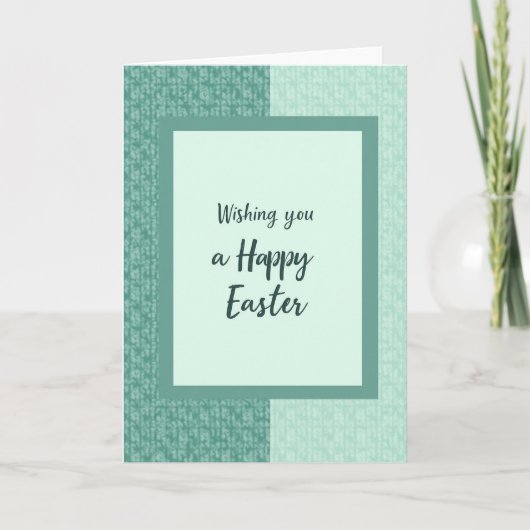 Carte Teal Green Festive Holiday Card (Devant)